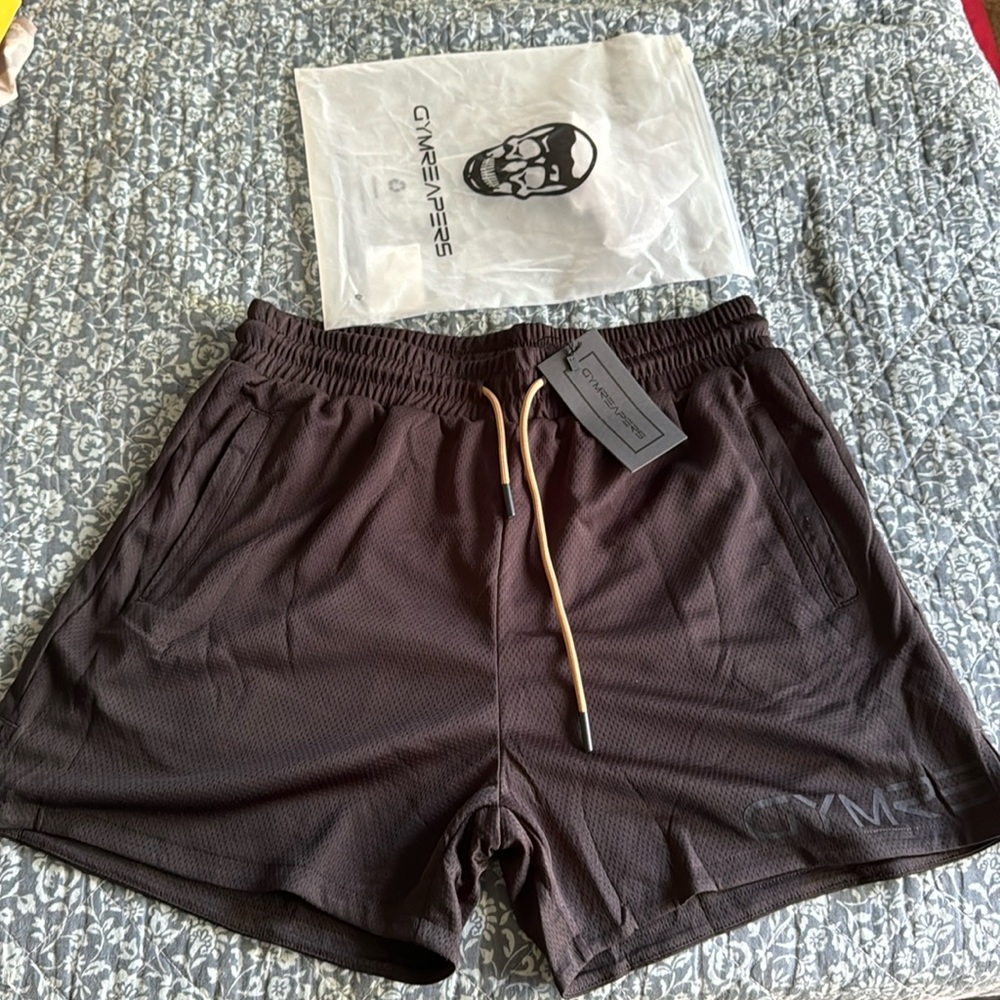 Gymreapers black mesh short